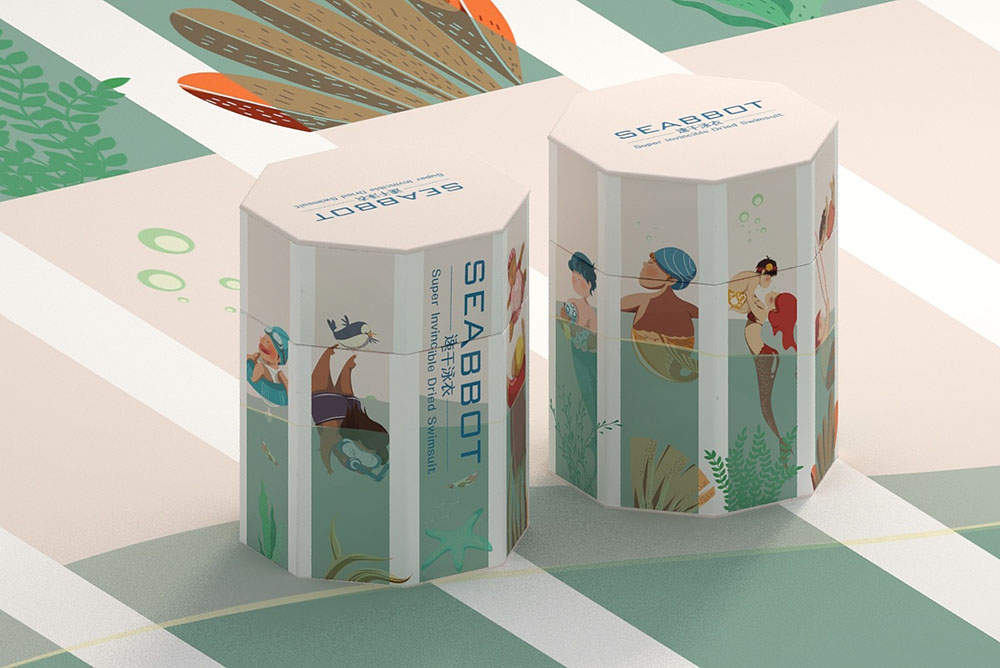 一次性泳裝包裝設(shè)計(jì),現(xiàn)代風(fēng)簡約泳裝包裝設(shè)計(jì)