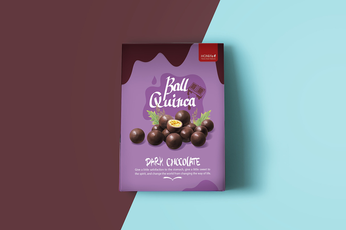 食品包裝設(shè)計，酸奶藜麥素巧克力藜麥素